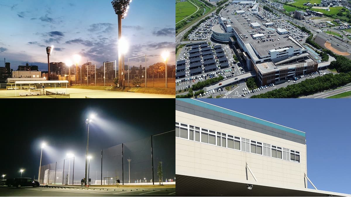 マグネットスイッチやパワーリレーで広大な敷地の分電盤を一括で遠隔操作可能です。