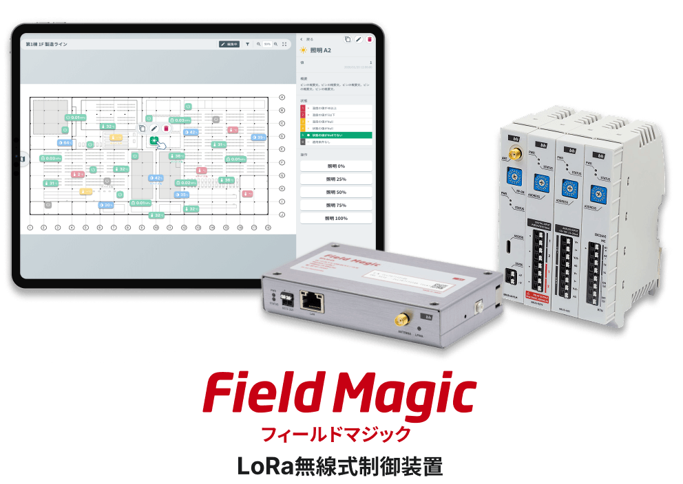FieldMagic ダッシュボード画面